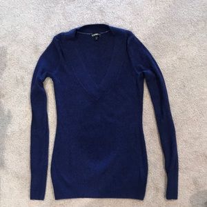 Express S purple/blue sweater
